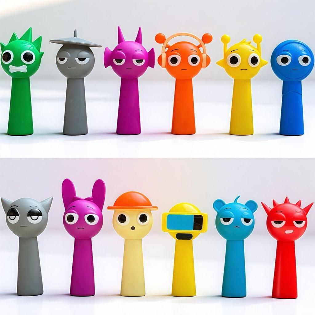 Sprunki Rhythm Music Box Figurine - Game Model Toy for Kids