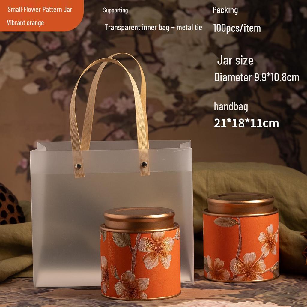 Exquisite Multi-Tea Storage Can: Sealed Container for Black, Green, Jasmine, White, & Oolong Tea.