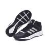 Adidas Cloudfoam Thick Sole Synthetic Leather Wear-Resistant Non-Slip Mid-Top Marathon Running Shoes Men Sneakers Black AQ1362