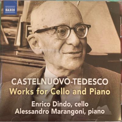 CD CASTELNUOVO-TEDESCO / DINDO / MARAN - Works for Cello & Piano 8573881 Naxos 2019 Germany Classical Used