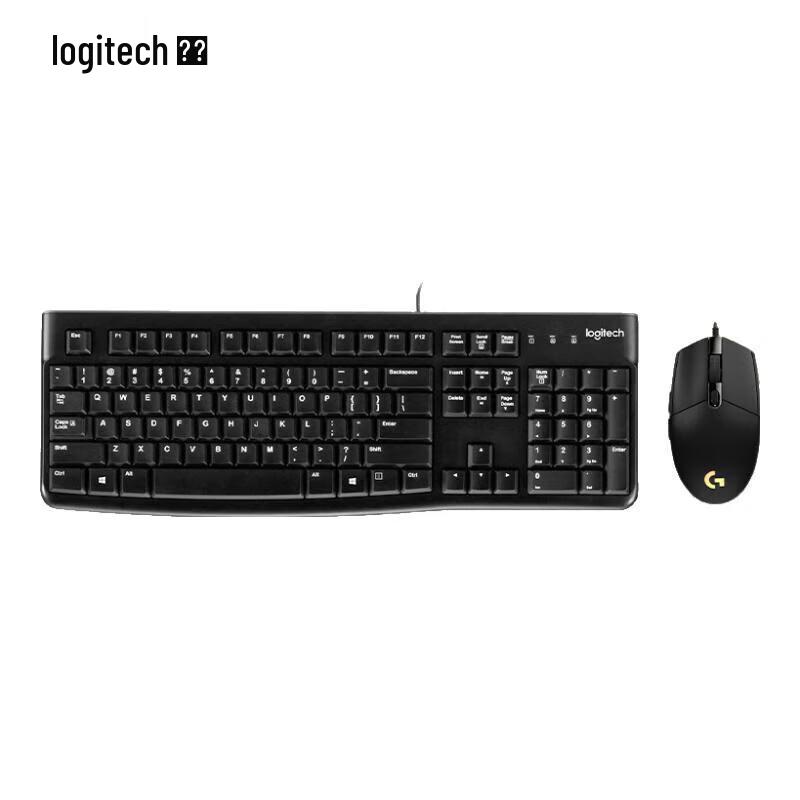 

Logitech K120+G102 Wired Keyboard & Mouse Combo