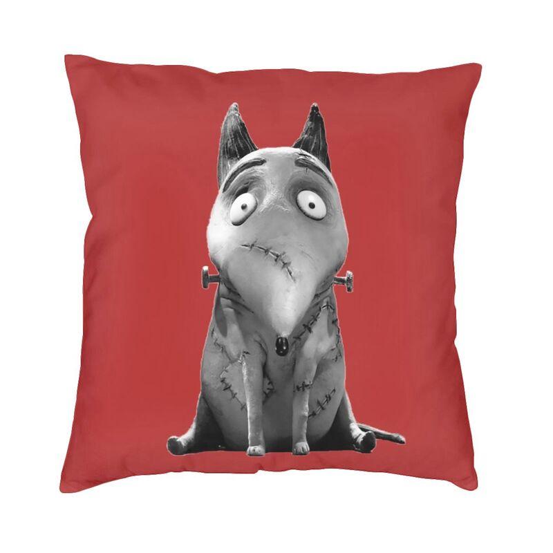 Tim Burton Horror Movie Sparkly Cushion Covers x Velvet Frankenweenie Throw Pillow Case for Sofa Car Square Pillowcase