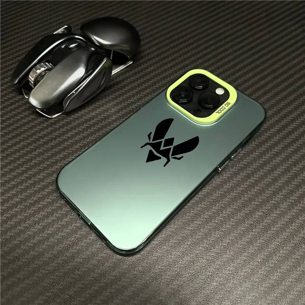 Cs2 Team Vitality Logo Phone Case For iPhone 16 15 14 13 12 11 Plus Pro Max multicolor Aurora laser Shockproof Funda Cover