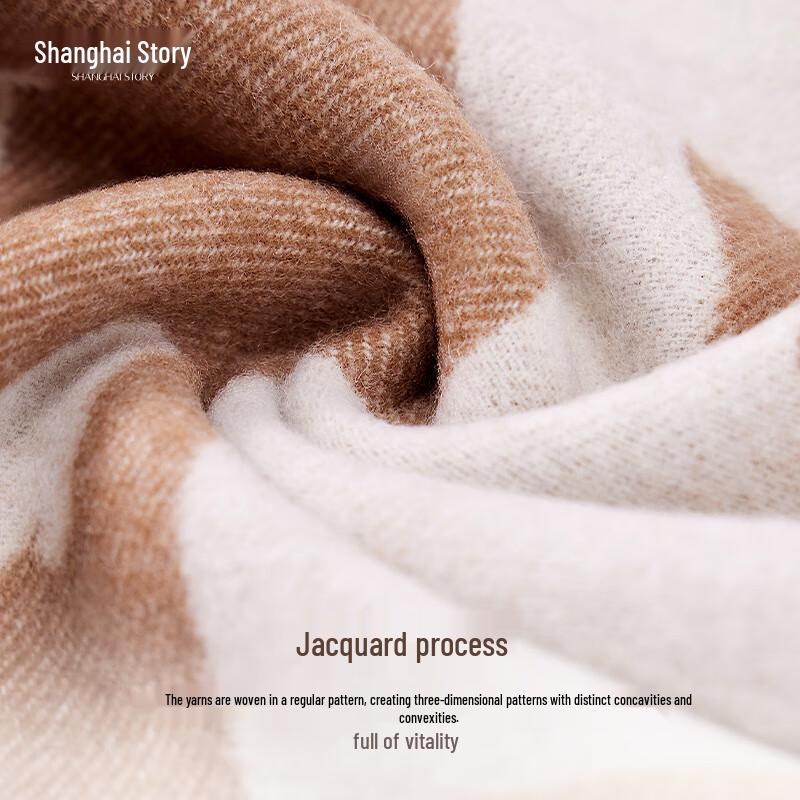 Shanghai Story 100% Ull Unisex Vinterhalsduk