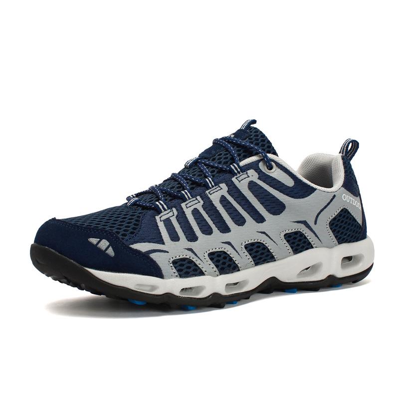 Hiking Shoes Men Women Low Cut Mesh Outdoor Casual Water Wading Oversized Breathable Couple