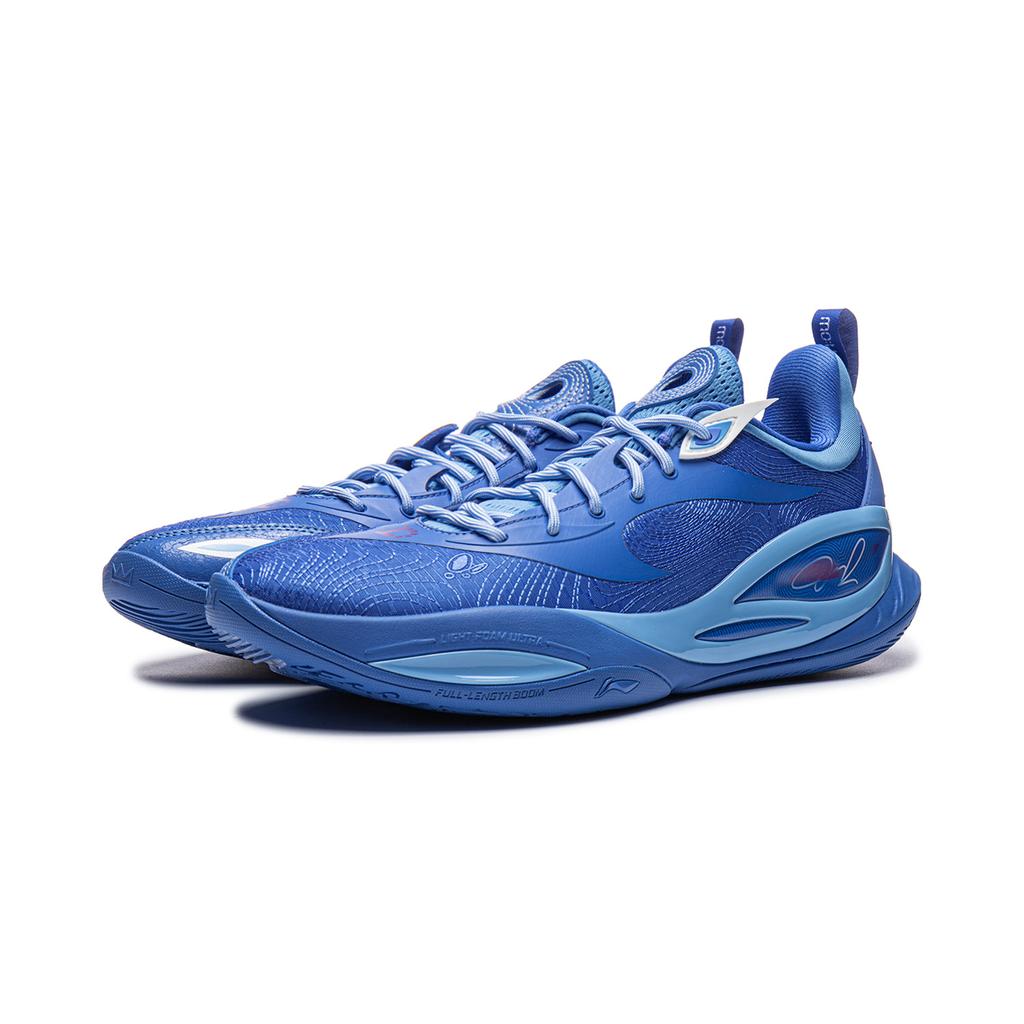 Li Ning DLO2 Niedrige Basketballschuhe Unisex Palace Blue ABPW013-8