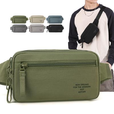 Męska saszetka na pas torba crossbody torba na klatkę piersiową torba na telefon komórkowy