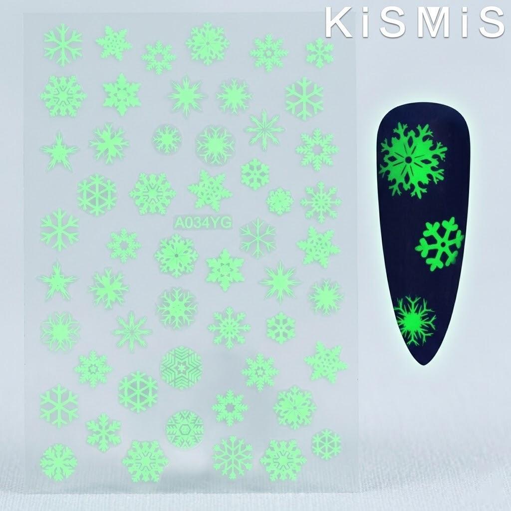 

Halloween Glow Snowflake Flame Butterfly Nail Stickers Foils Adhesive Manicure Art Decorations