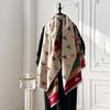 Luxury Women Colorful Bee Animals Pattern Shawl Pashmina Keep Warm Autumn Winter Scarf For Mujer Femme Stylish Accessory Bufanda