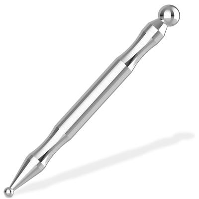 Durable And Safe 1Pcs Stainless Steel Acupuncture Pen Facial Reflexology Acupressure Tool For Trigger Point Manual Massage