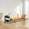 Inline Back Stretch Bench Spinal Traction Device Neck Decompression 286lbs Capacity Adjustable Length