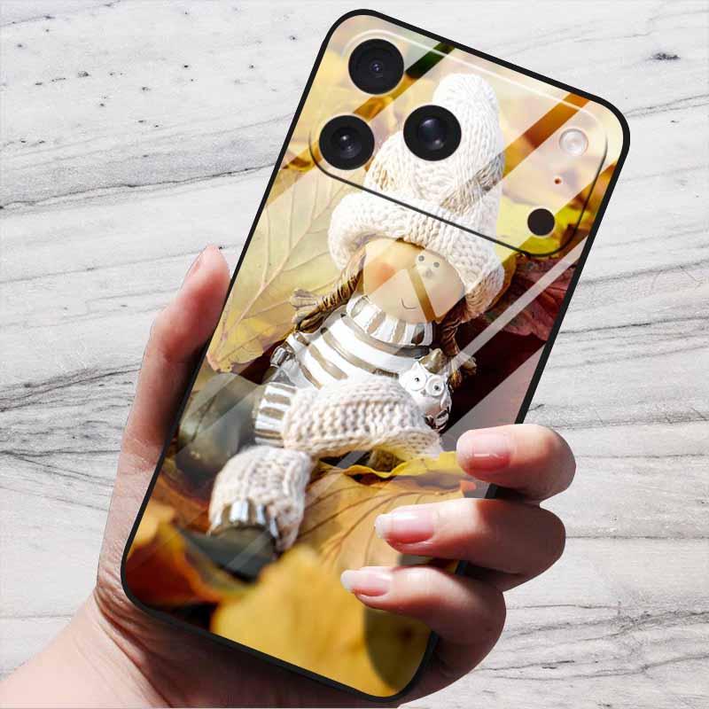 Butterfly Case For iPhone 17 Pro Plus Capa 17 Pro Max iPhone17 Air Bumper Luxury Tempered Glass Hard Back Cover Cute Fund Shell