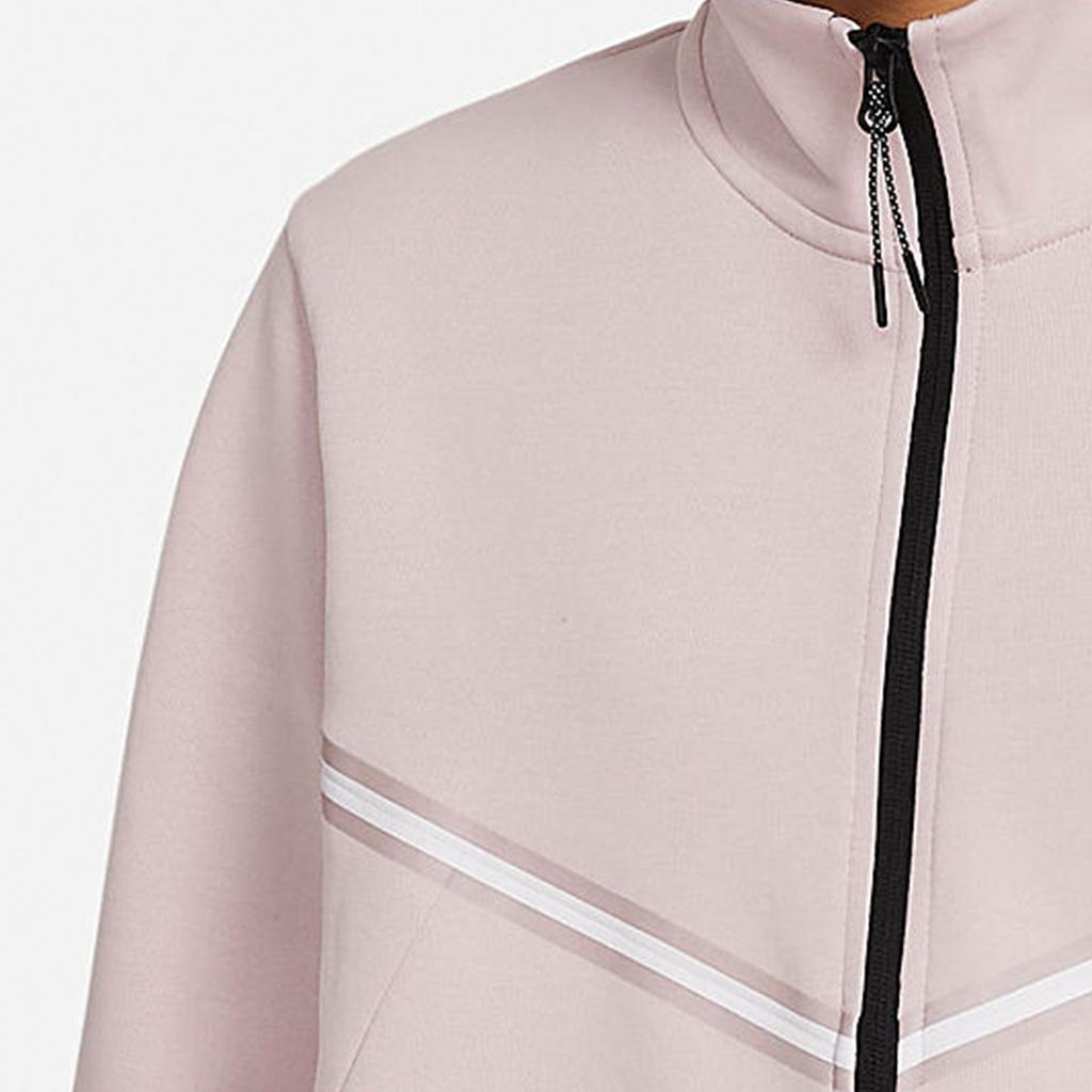 Nike Sportswear Tech Fleece Stand Collar Casual Retro Sports Jacket Women Jacket Pink CW4297-645