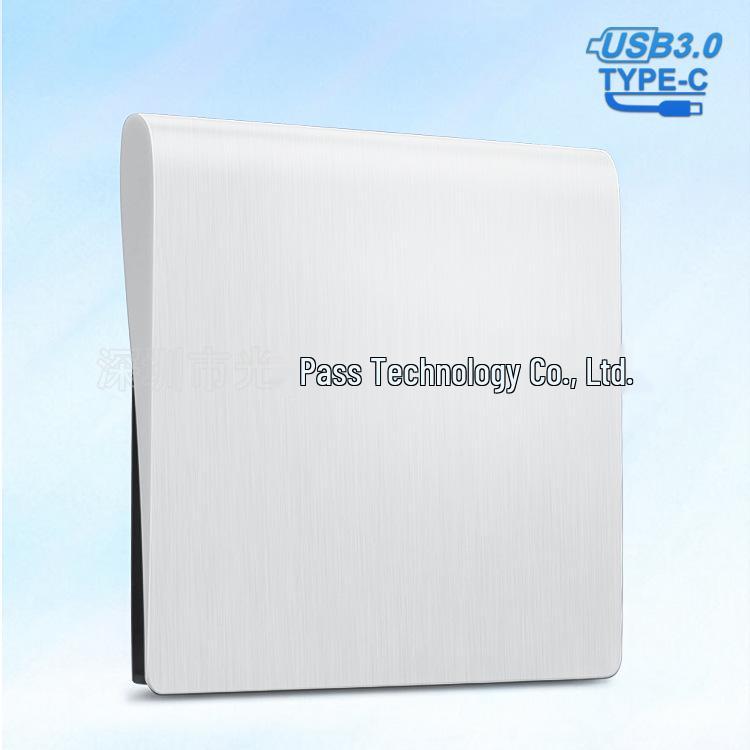 Внешний DVD-резак с матовой поверхностью, USB 3.0 и Type-C