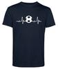 Summer Unisexs Fashion Trend Tshirt  Breathable And Comfortable  Football Player Ecg Heartbeat Tshirt Sports Game Lover Gift