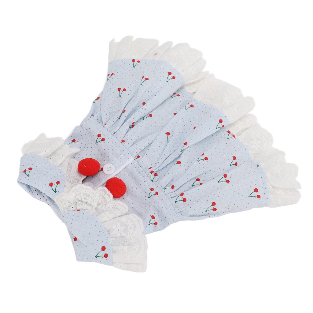 Rabbit Pet Clothes Little Pet Cherry Dress Pet Cherry Skirt for Rabbits Chinchillas Little Fragrant Pigs