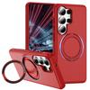 case for Samsung S26 plus ultra 360 degree rotating gear magnetic bracket phone case Skin feel anti fall Wireless Charging plain