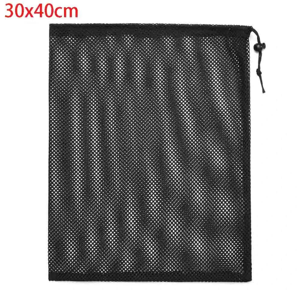 Дышащая прочная нейлоновая сетчатая сумка-мешок на шнурке многоцелевая для дома путешествий активного отдыха кемпинга мешок для белья 880₽