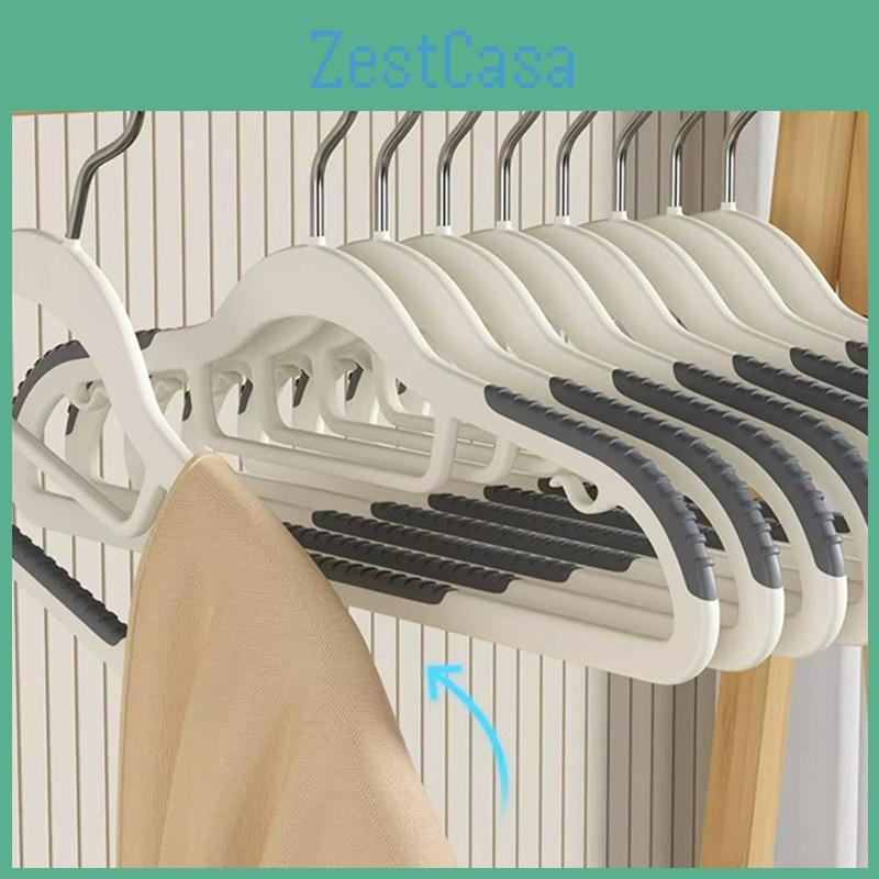 Hanging 5 Nonmarking Clothes Pcs Nonslip Antishoulder Corner Plastic Dualposition Wet And Dry Household Hangers