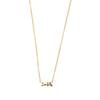 Coach Horse And Carriage Logo Decorative Unique Design Brass Necklace Women Necklace Gold F33375-GLD