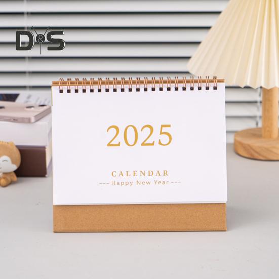 Mini-Tischkalender 2025, Tagesplaner, Klappkalender, To-Do-Liste, Notizblock, Zeitmanagement, Terminplaner, Organizer für Büro, Zuhause, Schule