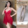 Sex Underwear Seduction Thin Lace Suspenders Sexy Steel Tray Gathering Nightgown Uniform Suit
