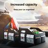 Folding Car Trunk Storage Box Organizer - Portable Car Tool Box Supplies for Car Interior Storage Vehicle Supplies
