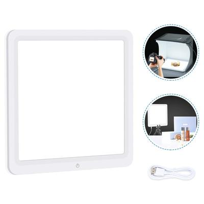 20cm/30cm Led Bottom Lighting Pad, Mini Shadowless Photo Studio Light For Jewelry & Product Photography