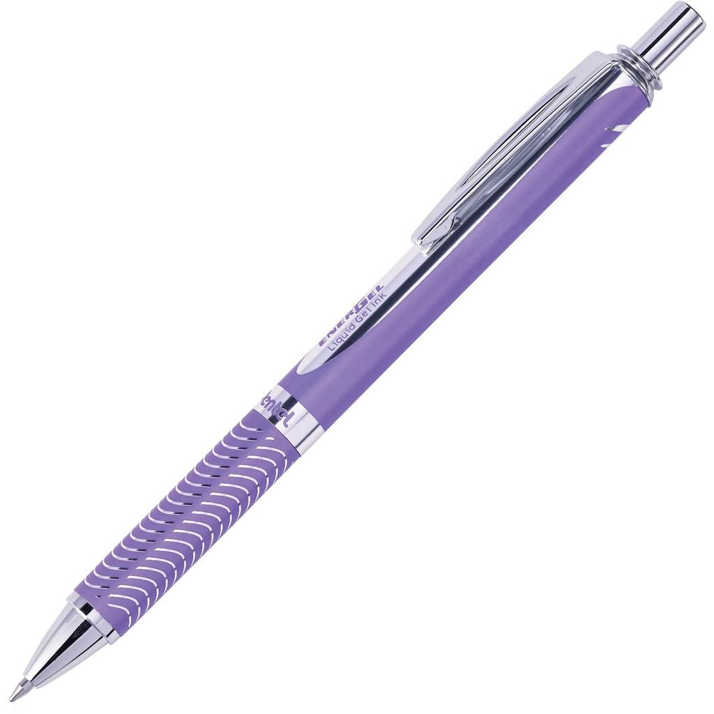 Pentel EnerGel Alloy RT Gel Violet Pen, (BL407V-A)