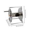 Stainless Steel Hose Reel Carrier Tangletangle-Resistant for Car Wash