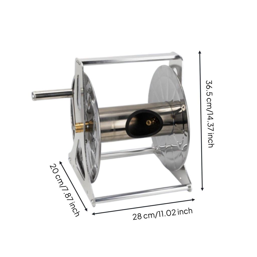 Stainless Steel Hose Reel Carrier Tangletangle-Resistant for Car Wash