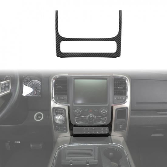 Center Console Adjust Switch Frame Trim For Dodge RAM 1500 2012-17 Carbon Fiber