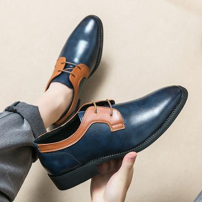 Scarpe eleganti da uomo a colori misti Moda Scarpe da uomo in pelle retrò Calzature barocche da uomo Scarpe Oxford casual da uomo