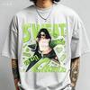 Charli Xcx Sweat 365 Brat Green Retro Graphic Tee 2026pop Star Casual Unisex Street Short Sleeve Pure Cotton T Shirt