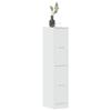 VidaXL Apothecary Cabinet High Gloss White Engineered Wood 855529