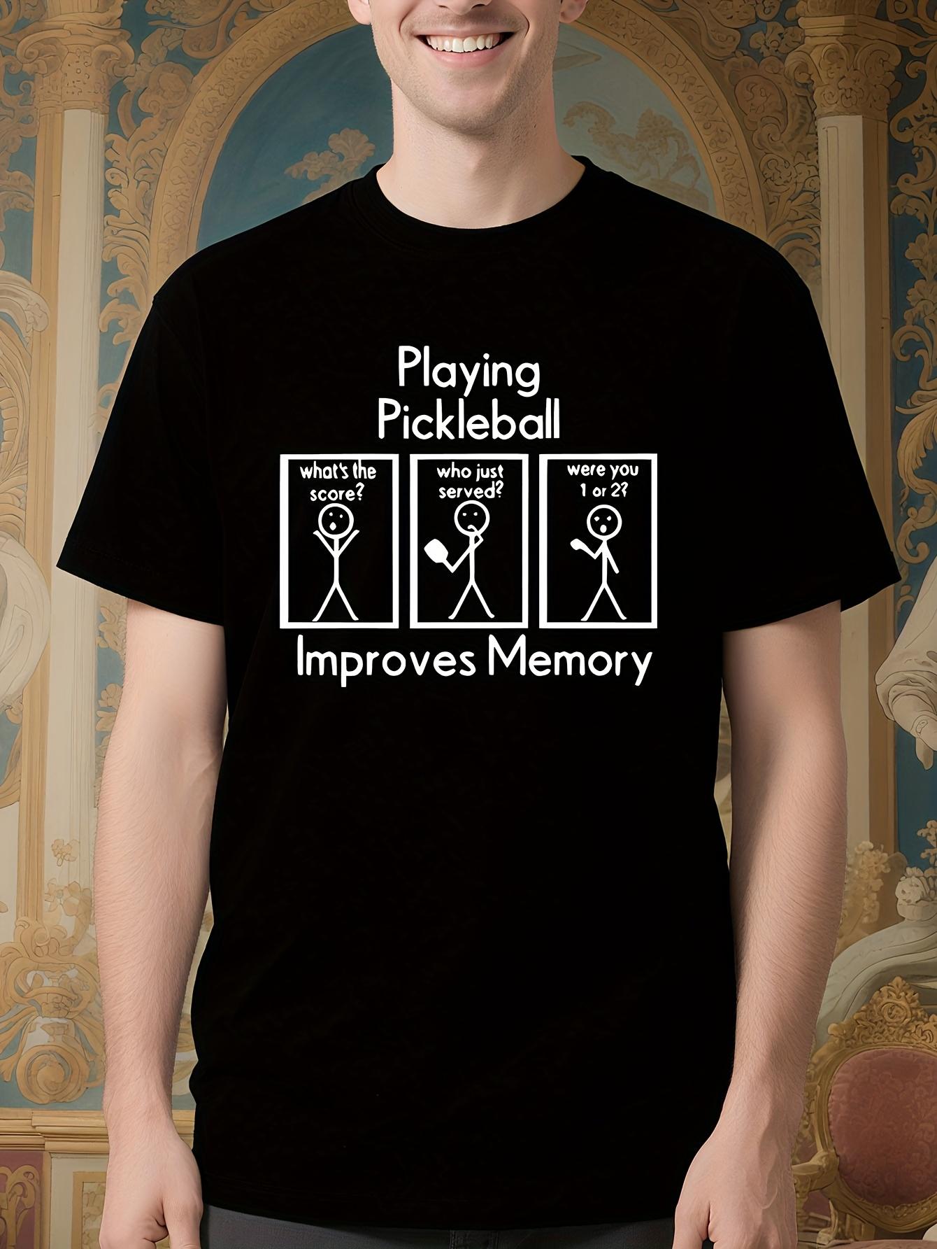 Pickleball Graphic Tshirt - Funny Pickleball Saying Tee (... XL