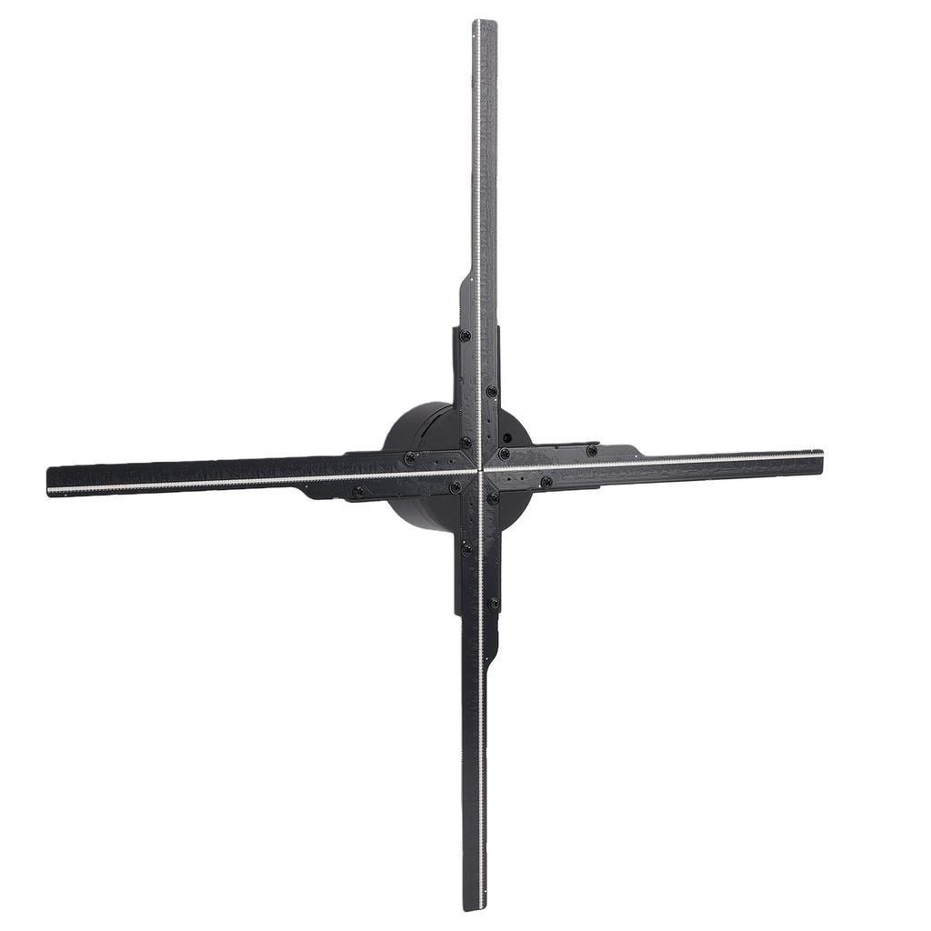 3D Hologram Fan Projector 17.7 Inch 4 Blades 2000x1060 Resolution APP Remote Control WIFI 3D LED Fan Display US Plug