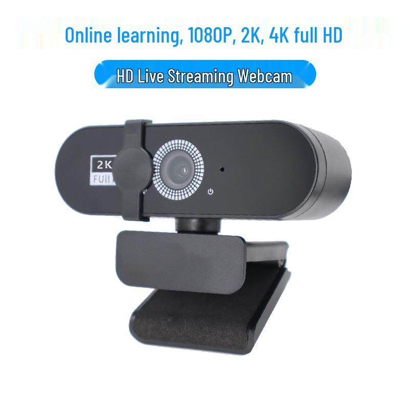 2K HD Webcam for Computer, Desktop, or Laptop with Dedicated Streaming for Online Classes