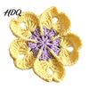 Hand Woven Dining Table Mats Handmade Crochet Flower Coasters for Drinks Thermal Insulation Mat Decorative Kitchen Coffee Mugs And Tea Cups Artistic