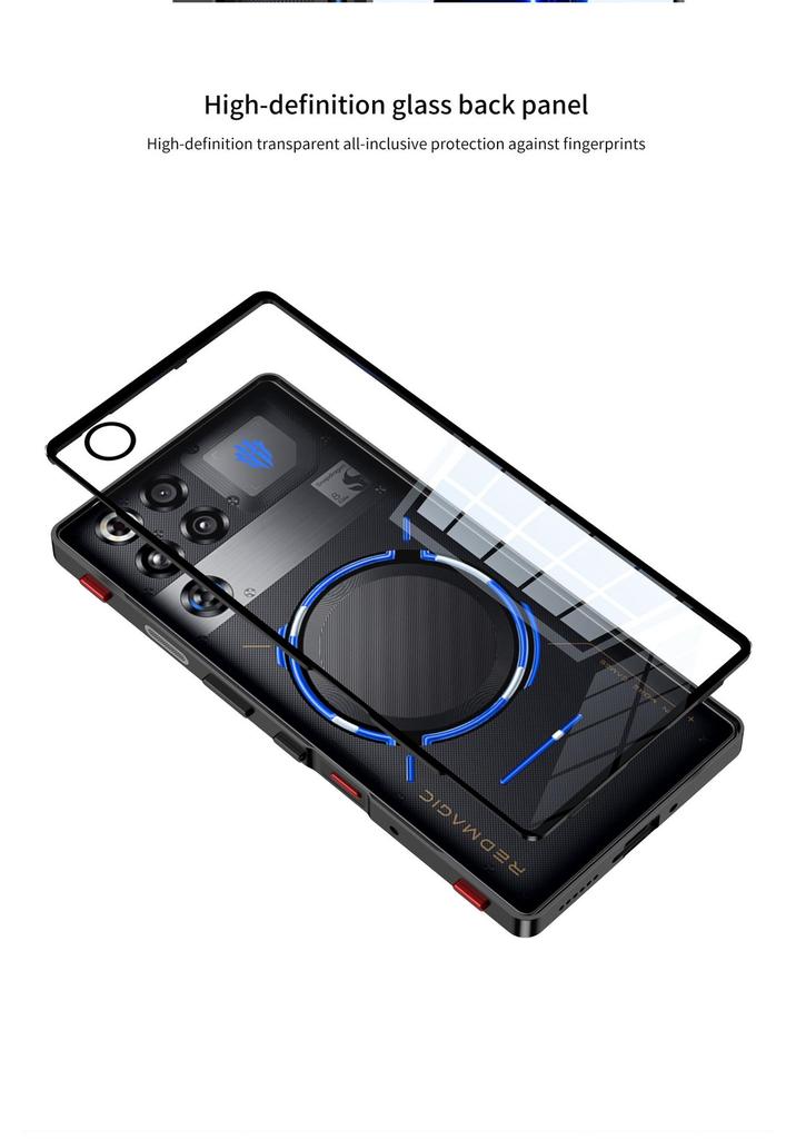 Single-Sided Snap Metal Phone Case for RedMagic 11Pro/Pro+/10 Air