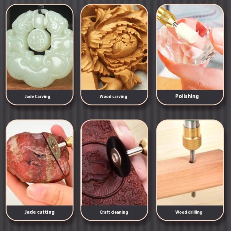 Electric Engraving Pen USB Mini Wireless Drill 16000RPM Handheld Drill Rotary Tool For Electrical Repairs And Crafts