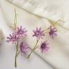 10pcs/lot  Simulated Flowers with Three Small Daisies for Wedding Decoration DIY Flower Arrangement Hotel Home Decoration and Simulated Flowers