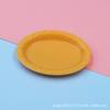 Doll House Simulation Mini Oval Pastry Plate Dessert Plate Mini Food Play Tableware Play House Small Toys
