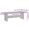 Vidaxl 11-Cz. Garten-Bistro-Möbelset Mit Kissen, Schwarz