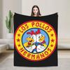 Los Pollos Hermanos Knitted Blanket Breaking Bad  Wool Throw Blankets Summer Air Conditioning Personalised Lightweight Bedsprea