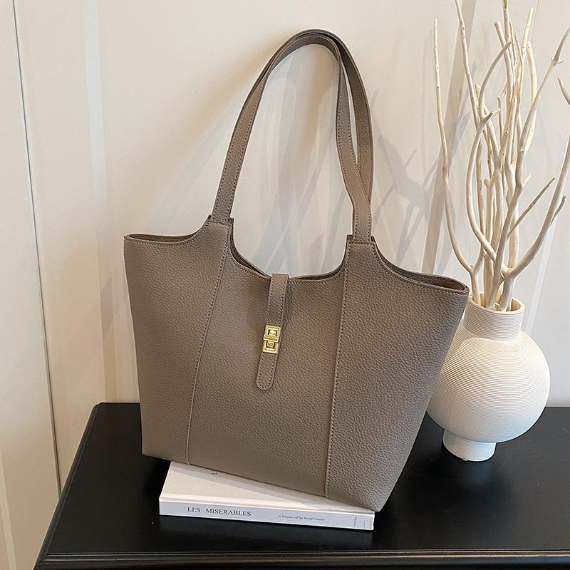 

Нишевый дизайн ретро женские сумки, новые модные универсальные сумки-тоут, вместительные наплечные сумки для женщин серый