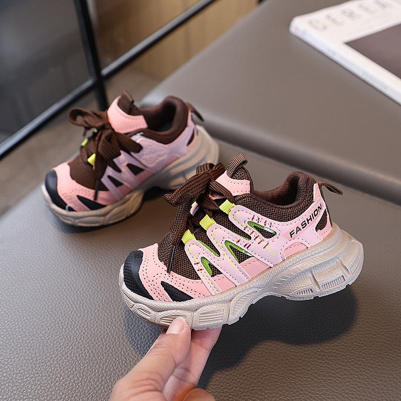 Kids' Breathable Mesh Sport Shoes, Spring & Autumn Collection - Soft Sole Running Sneakers for Boys & Girls