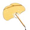 Ginkgos Rice Paper Fan Chinese Styles Hand Fan Handheld Cooling Fan for Wedding Party Dance Photo Props Home Decorations