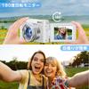 4K Digital 48 Selfie Camera for and Tripod Image 256g Memory Card White Camera, Megapixels, Vlogs, YouTubers, Instagram, Compatible, Stabilization,