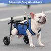 Adjustable Dog Wheelchair for Protecting Injured Pets Disability Mobility Scooter Walker Cart for Small Dogs Back Legs